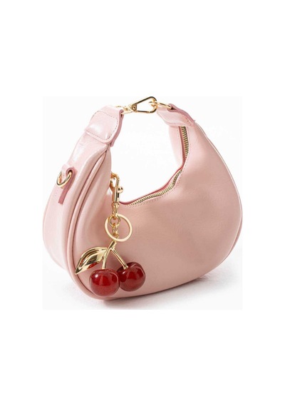 Charm Hediyeli Kadın El Ve Omuz Çantası Pembe