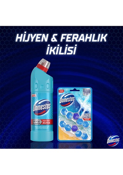 Domestos Çamaşır Suyu Yoğun Kıvamlı Okaliptus Ferahlığı 750 Ml X6 Diğer