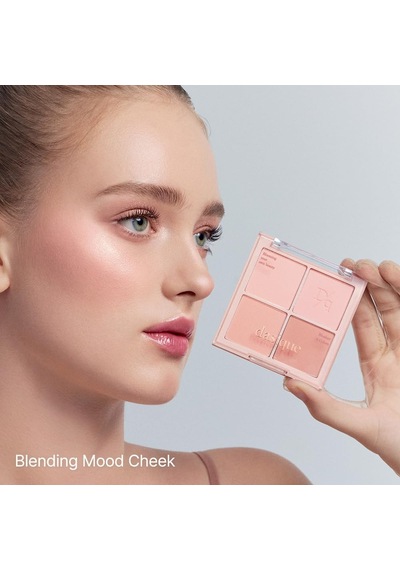 Karıştırılabilir Renk Tonlarına Sahip 4lü Allık Blending Mood Cheek 15 Rose Milk Tea