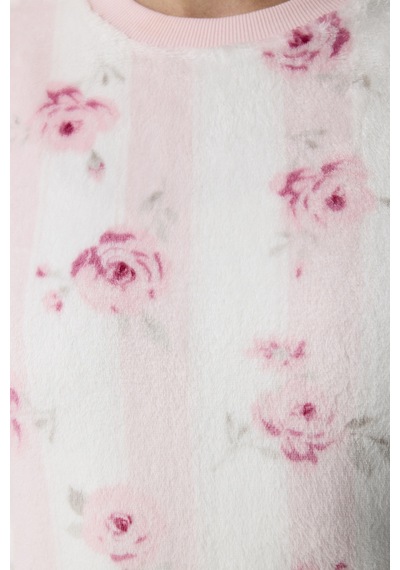 Penti Pembe Floral Garden Pantolon Uzun Kollu Pijama Takımı Pk32