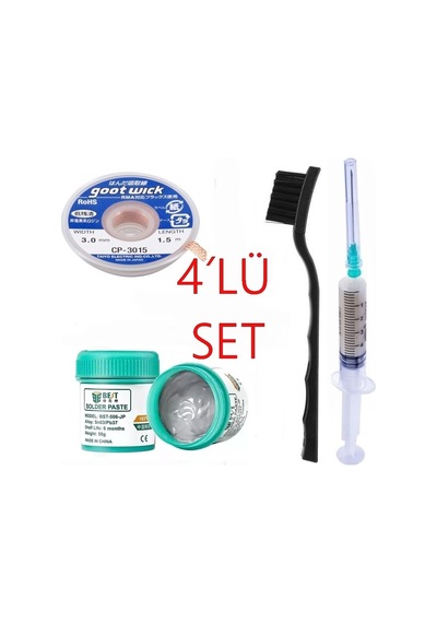 Krem Lehim 50g Flux Lehim Toplama Cp3015 Lehim Emme Teli 3,0mm