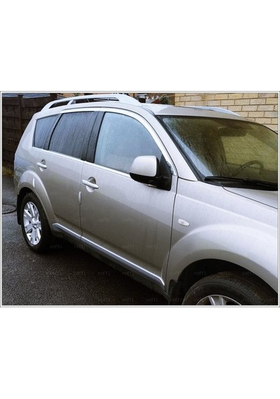 Ebal Otomotiv Mitsubishi Outlander Krom Cam Çıtası 8 prç. 2008-2013 P. Çelik