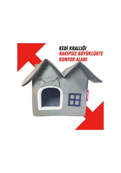 Xpermate Pet Villa Kedi Evi Kedi Villası Kedi Kulübesi