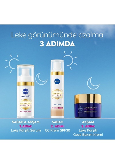 Luminous630 Leke Karşıtı Krem Cc Fluid Spf30 Medium 40ml Belirtilmemiş