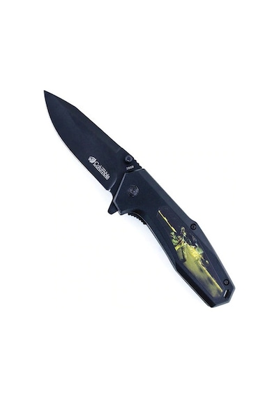 Columbia 285b Katlanır Kamp Bıçak Coyotted Cep Kamp Çakısı Siyah