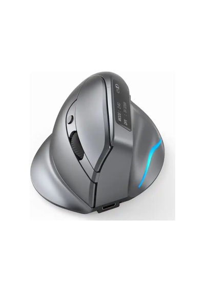Hallow Zelotes F-26C Dikey Ergonomik Bluetooth Led Ekran Mouse