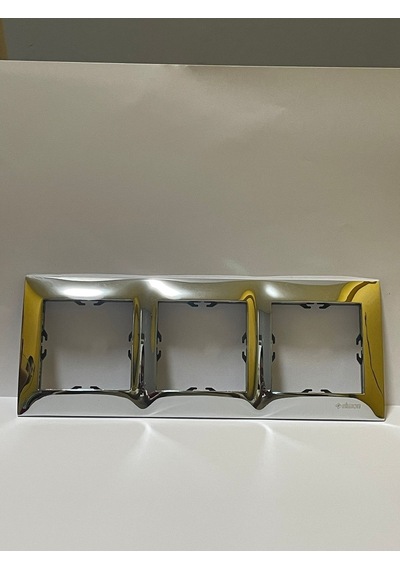 Simon Metal Krom Üçlü Çerçeve