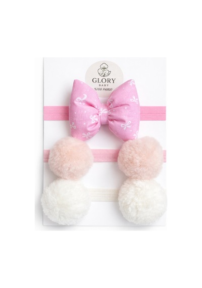 Kız Bebek Fiyonklu & Ponponlu Bandana - Saç Bandı 3'lü Set Pembe-ekru-pembe Fiyonklu Pembe-ekru-pembe Fiyonklu Kız Bebek Fiyonklu & Ponponlu Bandana - Saç Bandı 3'lü Set Pembe-ekru-pembe Fiyonklu Pembe-ekru-pembe Fiyonklu