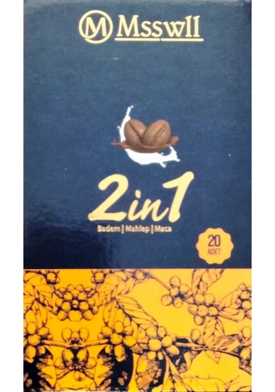 Misswell 2 in 1 Kahve Badem Mahlep Maca 360 G