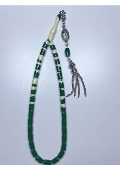 Beyzbol Topu Yeşil Tesbih 7 X 11 Mm