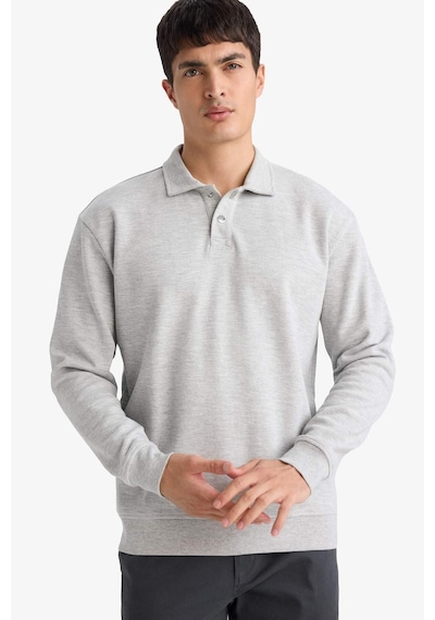 Defacto Sweatshirt F9324ax26spgr210 Gri-gr210