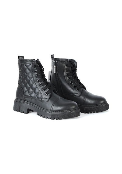 M.P Mp 222-2736Zn Siyah Kadın Düz Bot