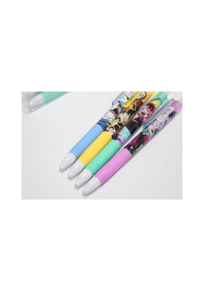 4 Adet Anime Figür Tükenmez Kalem Figürlü Tasarım 14 Cm Yazı Aracı, Ballpoint Pen, Character Pen -