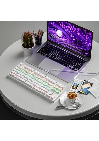 Valkyrie Leaven K870 Blue Switch Mekanik Oyuncu Klavye