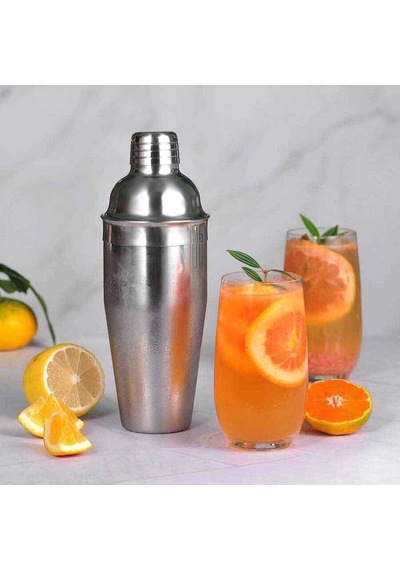Paslanmaz Shaker Kokteyl Hazırlama Bardağı Çelik Büyük Boy 750 Ml