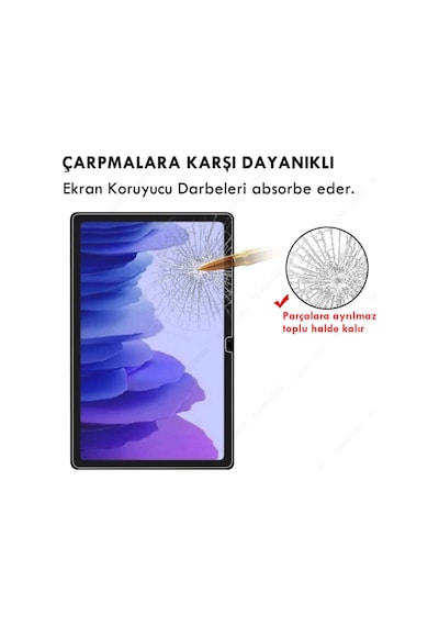 Samsung Galaxy Tab S7 Plus T970 Uyumlu Nano Kırılmaz Ekran