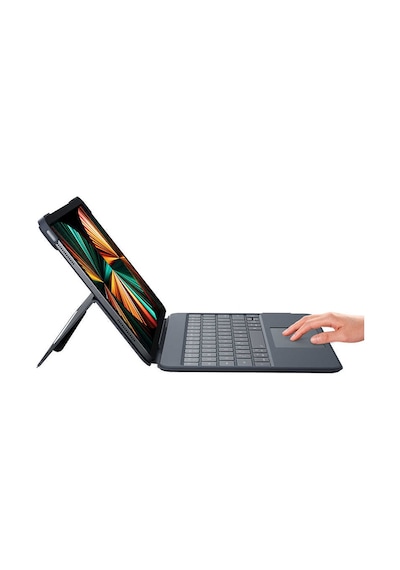Benks KB02 Apple Uyumlu iPad  Pro 12.9 5. Nesil M1 2021 Kablosuz Klavyeli Kılıf Bluetooth Trackpad Keyboard - ZORE-216910