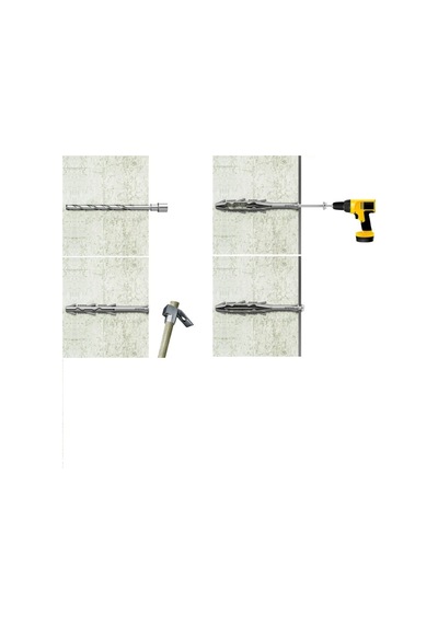 Ağır Yük Dübeli Vidasız Ø10x100mm 25 Adet