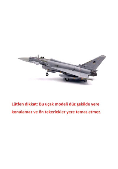 1/100 Ölçek Ef2000 Eurofighter Typhoon Fighter Model Uçak Maketi