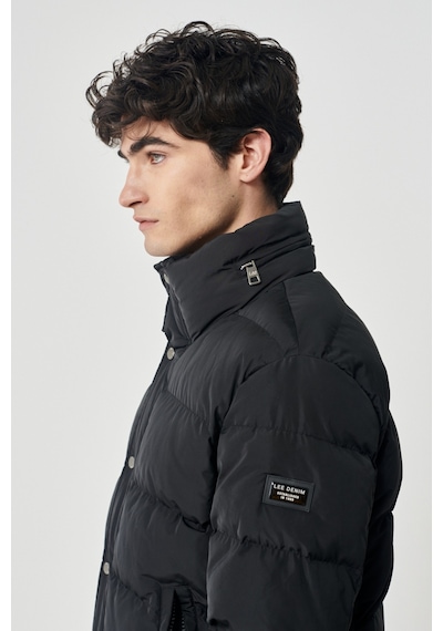 Lee Regular Fit Normal Kesim Dik Yaka Siyah Şişme Mont L222360001 Siyah Lee Regular Fit Normal Kesim Dik Yaka Siyah Şişme Mont L222360001 Siyah