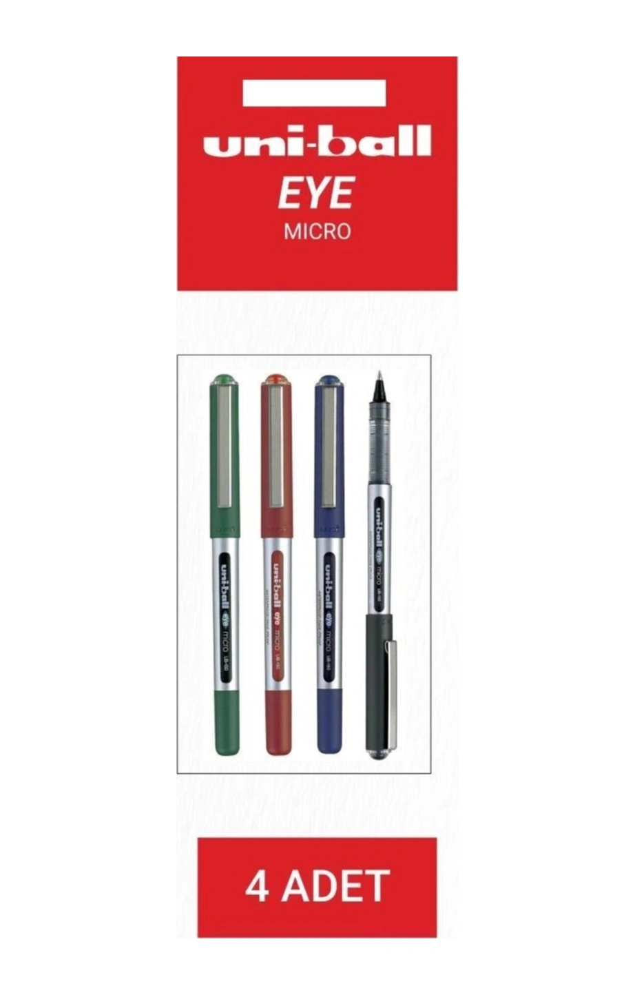 Uni-ball Eye Fıne Ub-157 Roller Kalem. 4 Renk Set Karışık