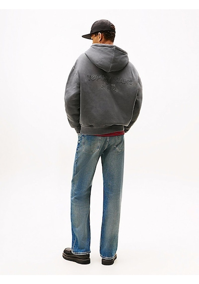 Tommy Hilfiger Tjm 90s Quılt New Classıcs Fz Erkek Siyah Sweatshirt - Dm0dm22364 Siyah
