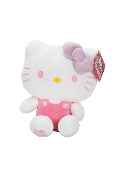 Hello Kitty Pembe Tulumlu Peluş Oyuncak 22 Cm Yumuşak Figür Çok Renkli