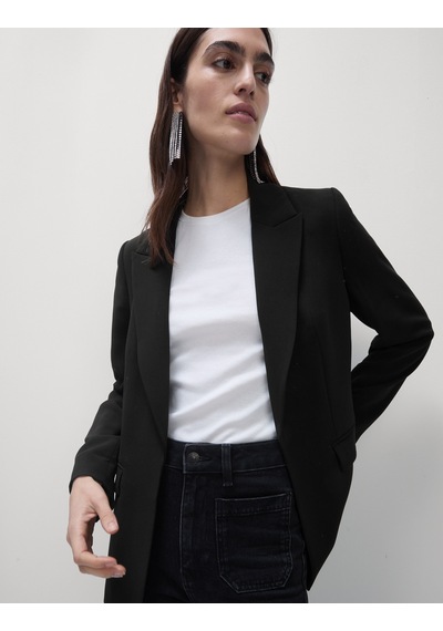 Marks & Spencer Relaxed Fit Blazer Ceket T59002399J Siyah