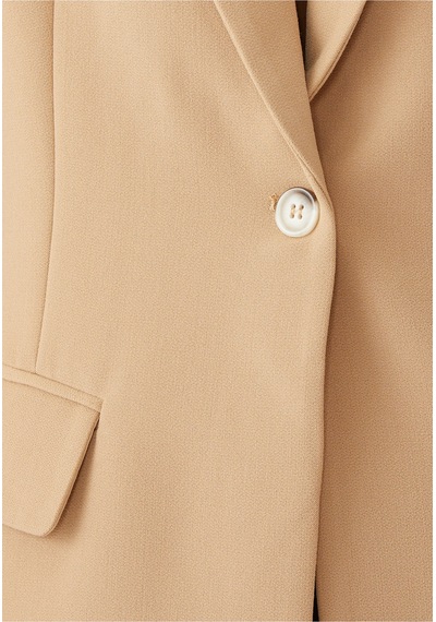 Odd Muse Şıklığın Zirvesi Blazer Beıge