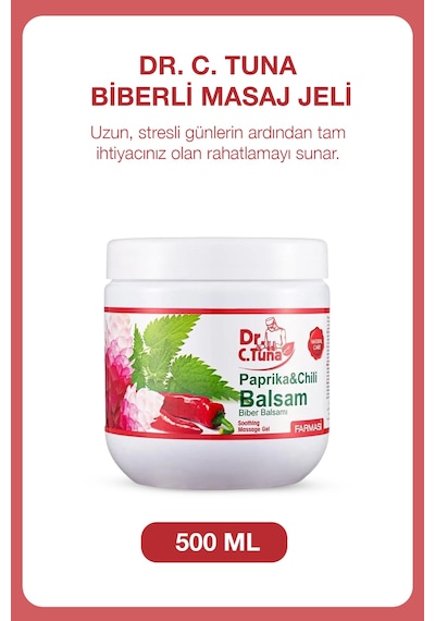 Dr. C. Ton Balıklı Paprika Biberli Masaj Jeli 500 Ml