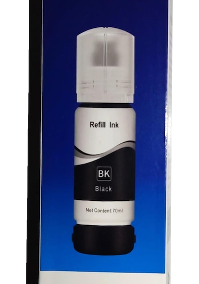 Melsan For Epson Ecotank L1250 Uyumlu Siyah  Uyumlu Mürekkep 3x70 Ml Toplam 210 Ml