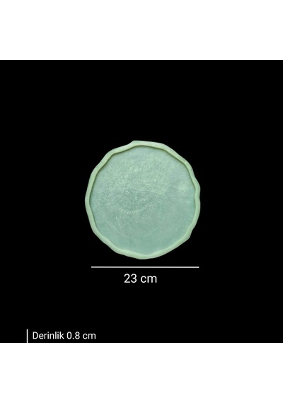 Epoksi Silikon Yuvarlak Tepsi 23 Cm Sunum Kalıbı