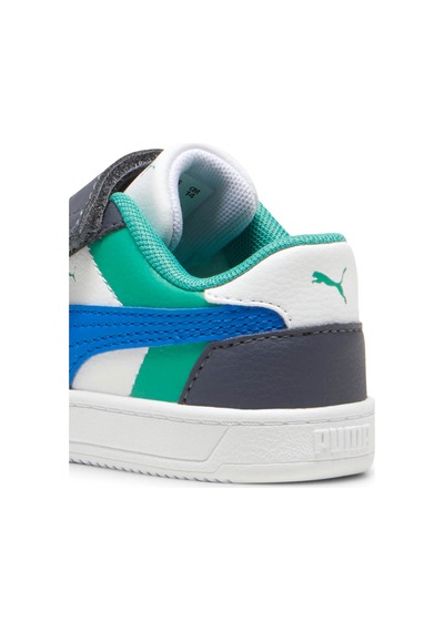 Puma Caven 2.0 Block Ac+ Beyaz Erkek Çocuk Sneaker Beyaz-mavı-grı