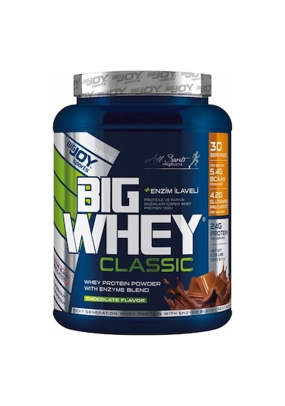 Bigjoy Sports Big Whey Classic Whey Çikolata Aromalı Protein Tozu 1020 G 30 Servis