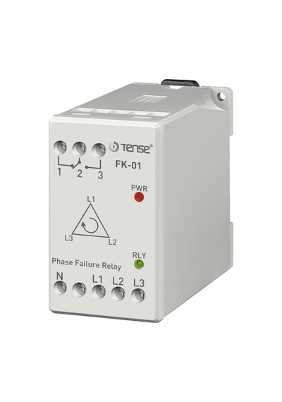 Tense Fk-01 Faz Motor Koruma Rölesi Ray Tipi
