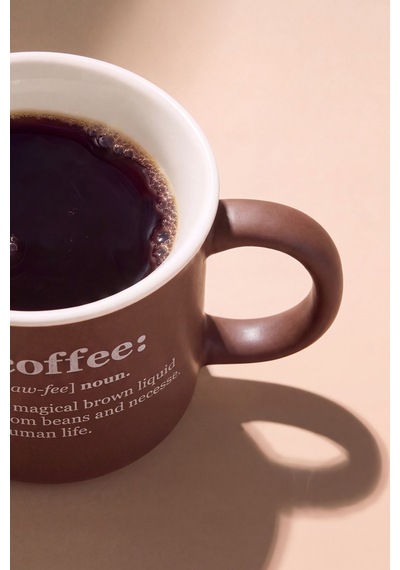 Coffee Mottolu Lory Porselen Kupa 380 Ml Kahverengi