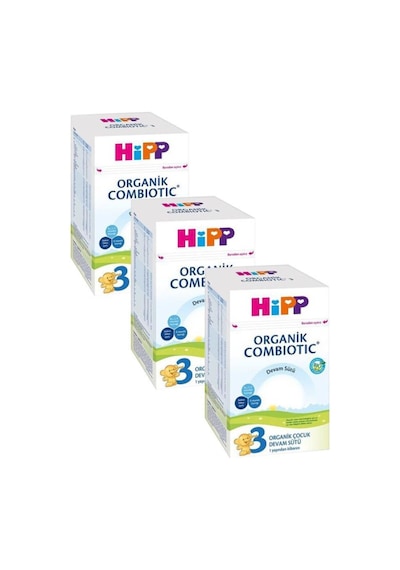 Hipp Organik 3 Devam Sütü 800 G 3 Adet Hipp Organik 3 Devam Sütü 800 G 3 Adet