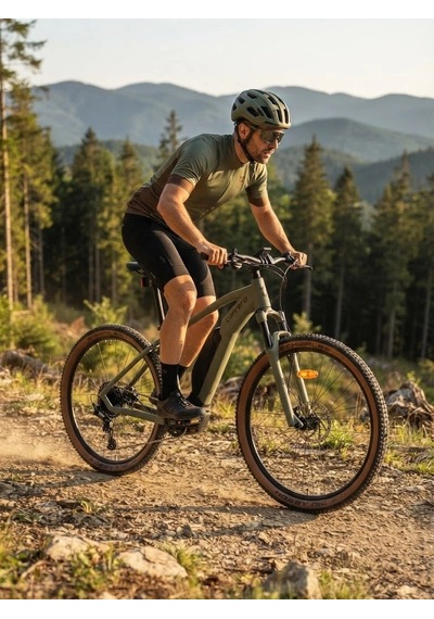 Carraro Kifuka E7 27.5 Elektrikli Bisiklet 504w 11 Vites E-mtb Nikel Gri Kahve Siyah 44 Kadro