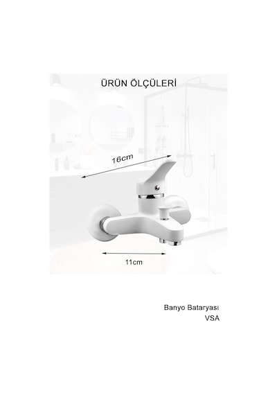 Beyaz Robot Yağmurlama Duş Seti Banyo Mutfak Lavabo Bataryası Pirinç Musluk Seti Beyaz
