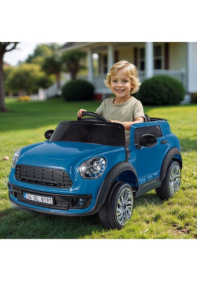 DOLU RIDE-ON 12 VOLT UZAKTAN KUMANDALI MAVİ