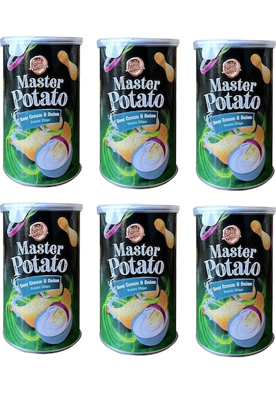 Gold Harvest  Master Potato Soğanlı & Ekşi Kremalı Cips 6 x 60 G