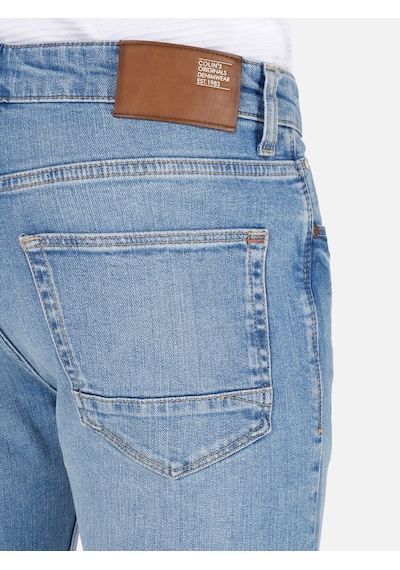 Colin's Colins 035 Ryan Dar Kesim Orta Bel Dar Paça Mavi Erkek Pantolon Denim