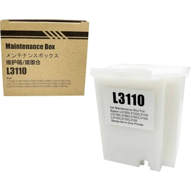 Epson L3250 103 Muadil Maıntenance Box Atık Kutusu Beyaz