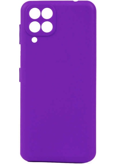 Kilifone - Samsung Uyumlu Galaxy M33 - Kılıf Mat Soft Esnek Biye Silikon - Mor