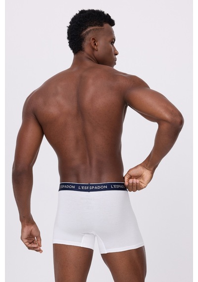 L'espadon Maritime Elite Erkek Boxer Şort-3286 Beyaz