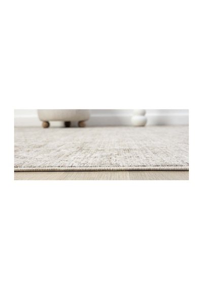 Mariesse Home Vintage Eskitme Desenli Makine Dokuma Salon Oturma Odası Halısı 10200 Bej