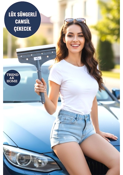 3 Lü Oto Yıkama Ve Temizlik Seti Yıkama Fırçası, Tank Bezi, Cam Çekçeği