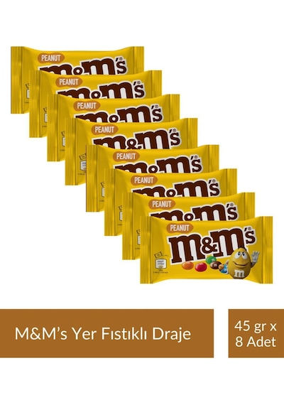 M&m's Yer Fıstıklı 45 Gr X 8 Adet