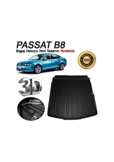 Vw Passat Bagaj Havuzu 2015-2022 Özel Üretim Kauck