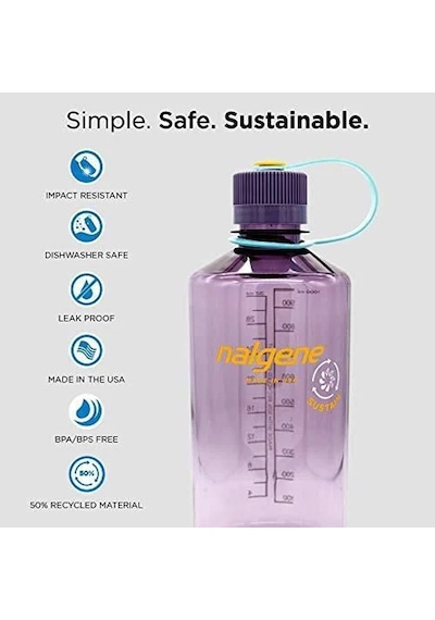 Nalgene 32 Oz Nm Sustain Suluk Matara 1 Litre Pembe Bordo -1932 Pembe